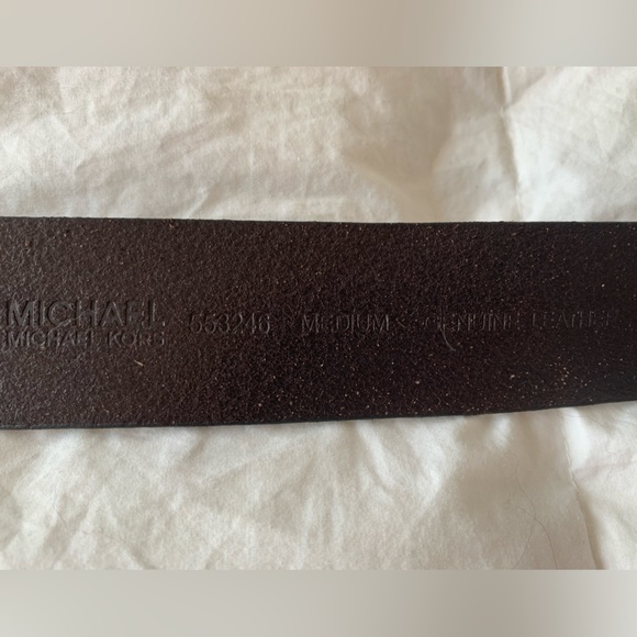 Michael kors gold and brown belt - Picture 3 of 5